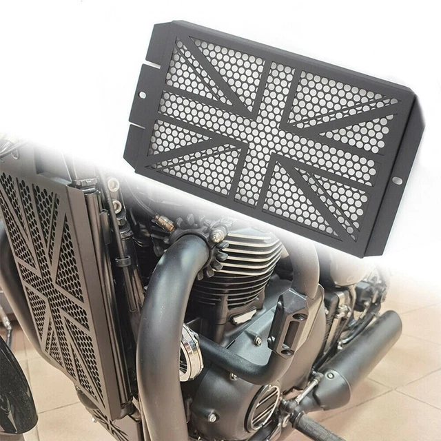 Griglia di protezione refrigeratore moto protezione refrigeratore per T100 T120 Bobber Street Scramb E4G2