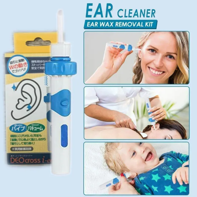 Earwax Cleaning Tool Electric Ear Cleaner Dirt Fluid Removal Device Wax Remover