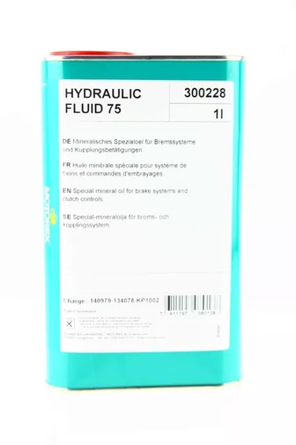 Motorex MINERALÖL HYDRAULIC FLUID 75 1 Liter 3