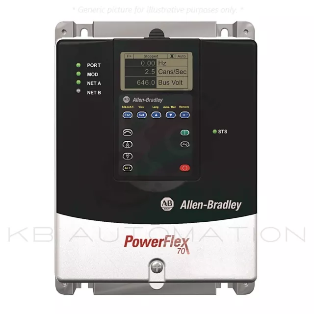 20AC2P1A0AYNANC0 PowerFlex 70 AC drive, 400VAC, 2.1A, 0.75kW (ND) / 0.55kW (HD) 2