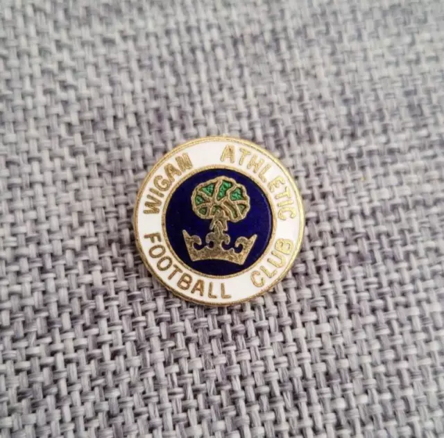 Wigan Athletic Fc Small Enamel Badge