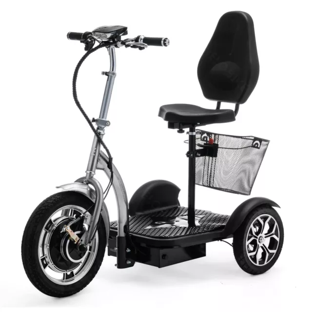 Seniorenmobil Dreirad E-Fahrzeug Elektromobil E-Scooter 3 Farben VELECO ZT16