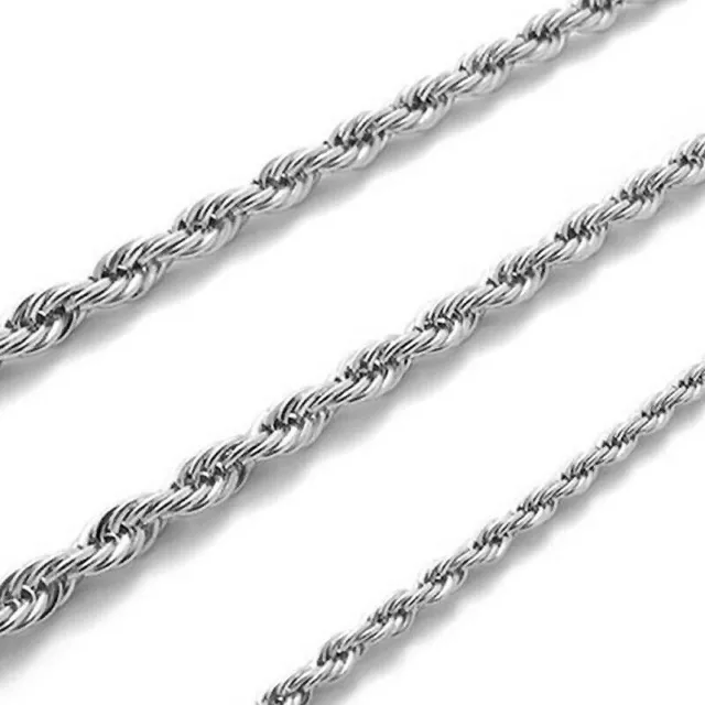 Women Men Wholesale 925 Silver Snake Water Wave Chain Necklace Jewelry 16''-30'' 3