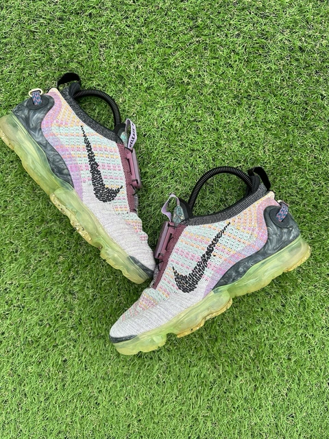 NIKE VAPORMAX FLYKNIT 3 Pink laceless Men s 5.5 UK 54.95 PicClick UK
