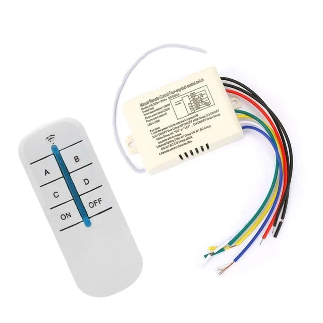 EVGATSAUTO Kit Interruttore RC Per Luci Al Terzo Canale | 3 Pezzi | Comando A Distanza Per Auto Modelliste | 6V 1A | Accessorio Per Potenziare Le Luci Della Tua Auto Telecomandata - 2