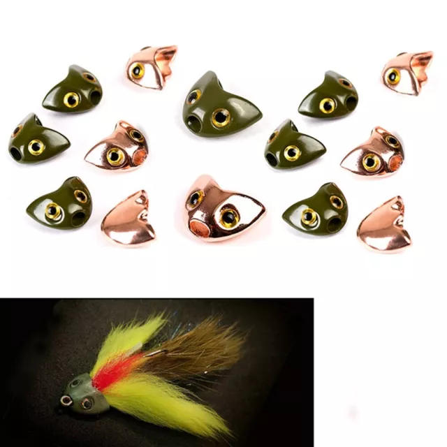 Tête de crâne de poisson durable pour attachage mouche et streamers à faire s