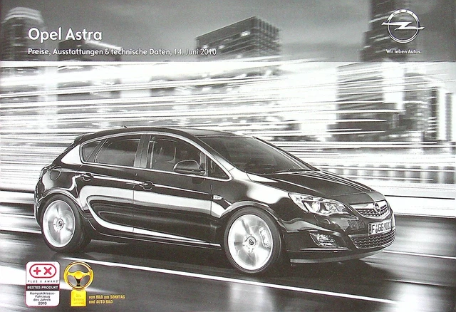 Opel Preisliste Astra