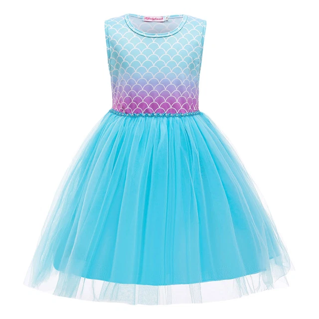 1 pz costume da performance per ragazze vintage senza maniche abito estivo decorazione nodo