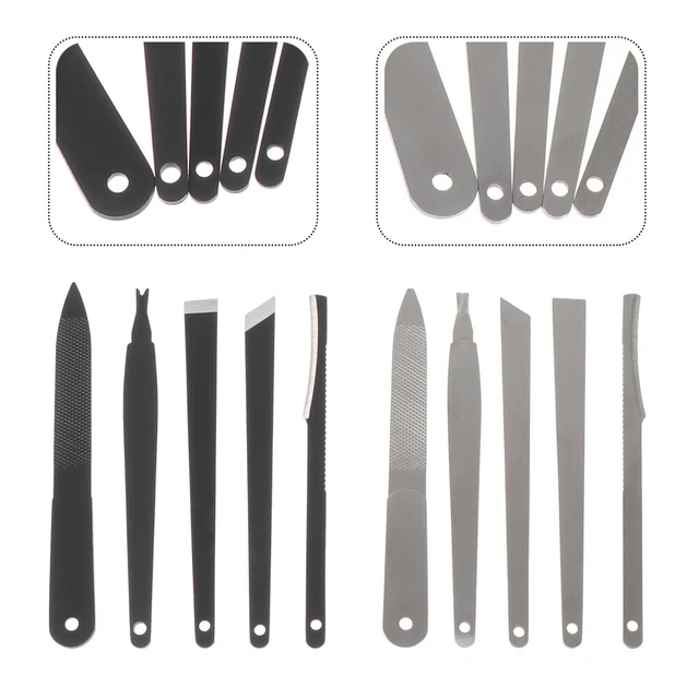 10 piezas Manicura de belleza 5 kits Pusher Manicura Set