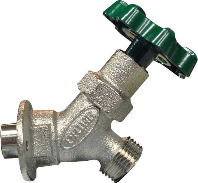 Prier Products C-137.50 Nickel 1/2" Sweat Handle-Operated Angle Sill Faucet