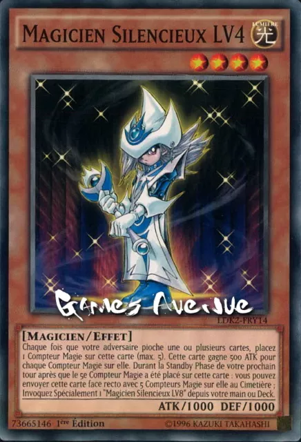 Yu-Gi-Oh ! Magicien Silencieux LV4 LDK2-FRY14 VF/COMMUNE