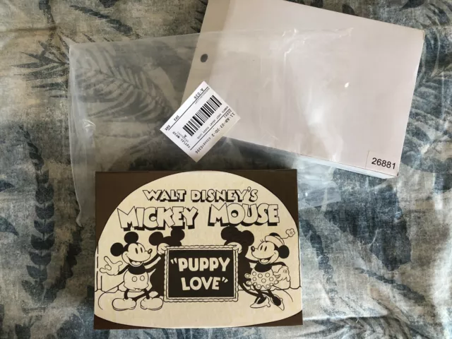 Disney catalog box pin set #7 PUPPY LOVE Pluto Fifi candy Mickey Minnie flower