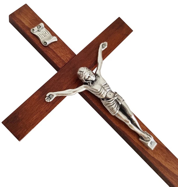 IMIKEYA Kruzifix Wanddekoration - Vintage Jesus Kreuz In Bronze