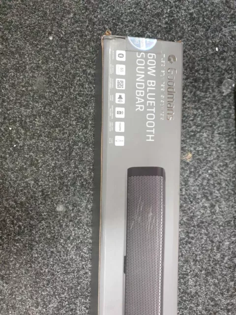 Goodmans 60W HDMI Bluetooth Audio Stereo Soundbar With Remote