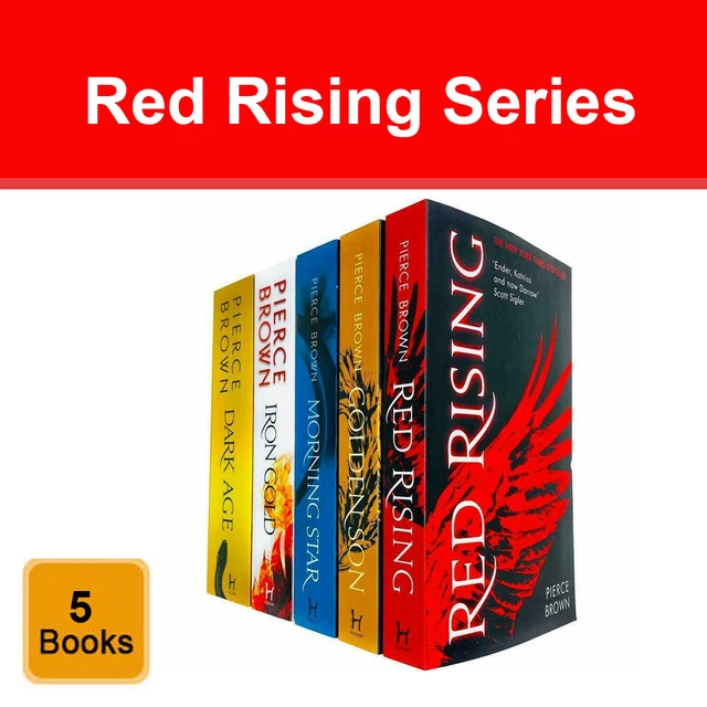 Red Rising Series Sammlung 5 Bücher Set Konvolut von Pierce Brown UVP: £ 44,95