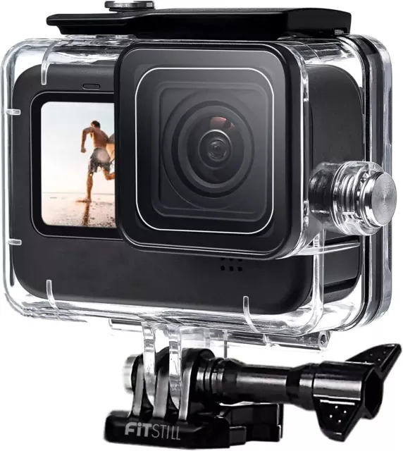 Waterproof Case For Go Pro Protective Underwater Housing Shell With Accessories 2