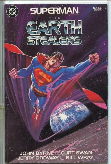 Superman the Earth Stealers 1988 one-shot # 1 fine comic book