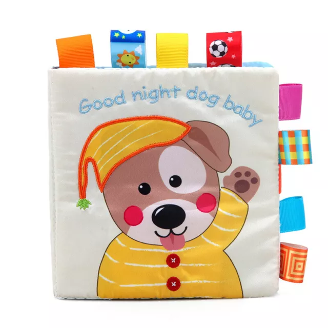 HG Little Dog Baby Cloth Book Baby Tear Early Education Puzzle Enlightenment Toy
