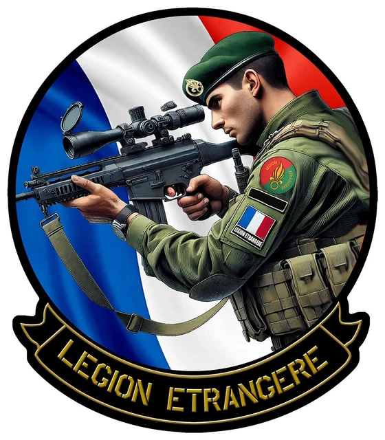 LEGION ETRANGERE SKULL BB162 - Les stickers de Caroline