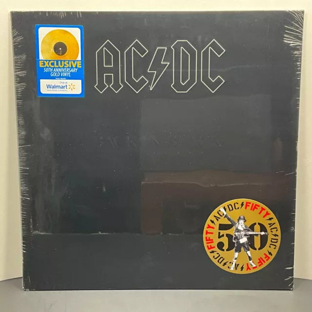 AC/DC - Back In Black - 50th Anniversary Gold Colored Vinyl LP NEW/SEALED!!!