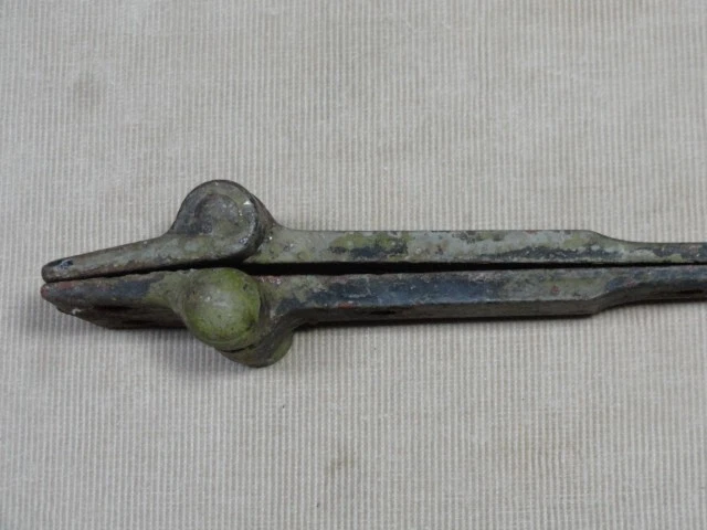 Pair of Barn Shed Door Garden Gate Strap Hinges Antique Cast Iron Nice Ones 'A' 5