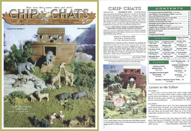 Chip Chats Magazin der National Woodcarvers Association... Juli-August 2009 (o)