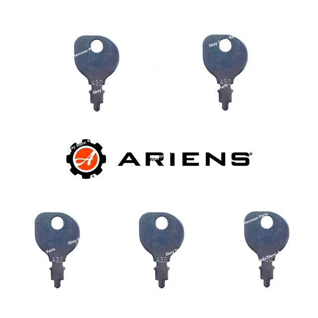 5 ARIENS IGNITION Keys Mower & lawn tractor & Snow blower 02460700
