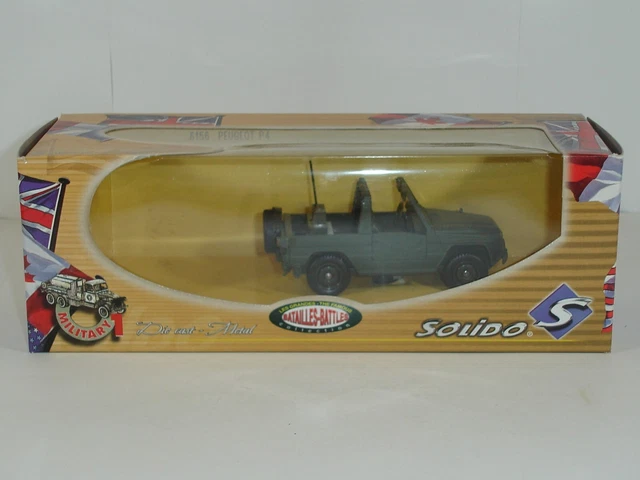 Solido 1/43, voiture Citroën MEHARI armée Française de nos jours, TBE