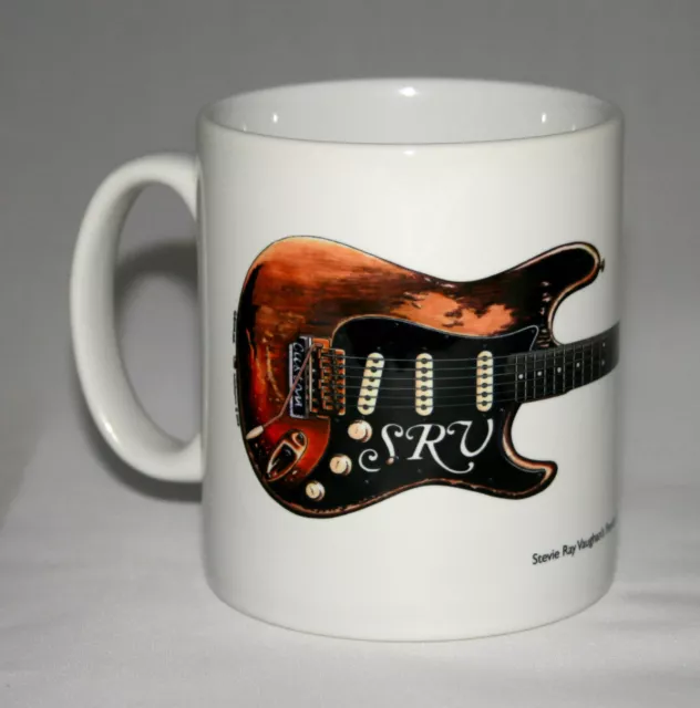 Guitar Mug. Stevie Ray Vaughan's Fender Stratocaster #1 illustration.