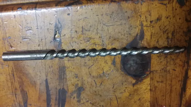 HSS Taper Pin Reamer Spiral Flutes Size 3/8", round machine shank. Dormer