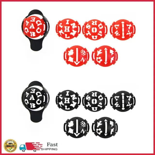 Golf Ball Line Liner Marker Multi-Template Drawing Alignment Mark Sign Tool
