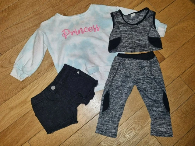 Gorgeous Baby Girls Bundle Of Clothes Sports Wear Jumper Shorts River Island