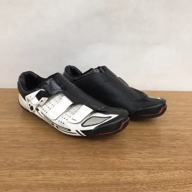 💦 Mens Shimano SH-R321W Cross Weave Carbon Road Bike Cycling Shoes Size 42 8.5