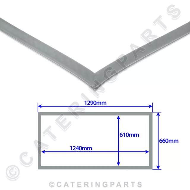 FRIDGE DOOR GASKET SEAL 1290mm x 660mm REFRIGERATOR FREEZER WILLIAMS GASKET750