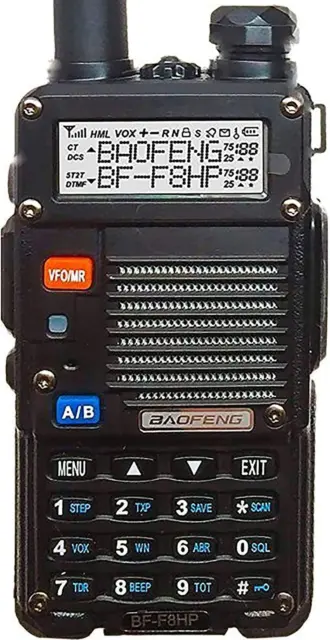 Dual Band Two-Way Radio (136-174Mhz VHF & 400-520Mhz UHF)  BF-F8HP 8-Watt