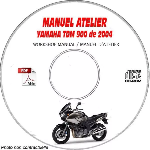 TDM 900 04 - Manuel Atelier CDROM YAMAHA FR Support - CD-ROM - DVD-ROM