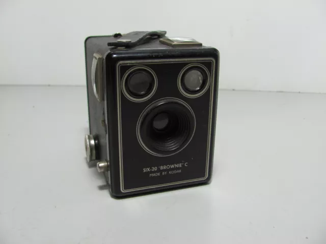 Vintage Kodak Six-20 Brownie C Film Camera In Good Condition As Shown