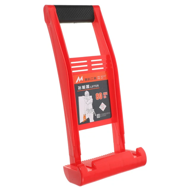 Sollevatore Porte A Pedale Ergo-Lift - Attrezzo Per Installazione E Falegnameria, Alza Porte Fino A 100 Kg, Regolabile 0-38mm