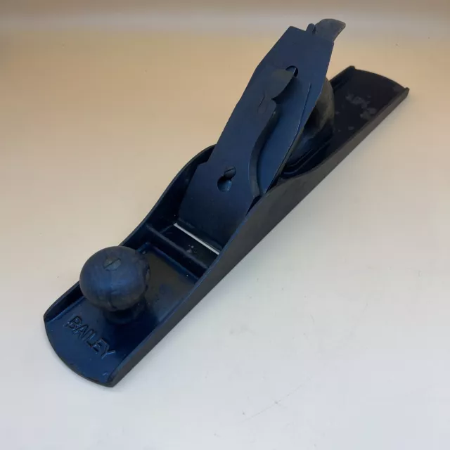 Stanley Bailey No.6 Woodworking Plane, 1902 & 1910 Patent Dates, Smooth Bottom