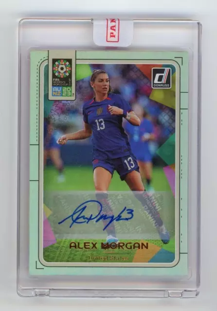 2023 Donruss Soccer FIFA World Cup Alex Morgan Auto Silver SP Autograph USA