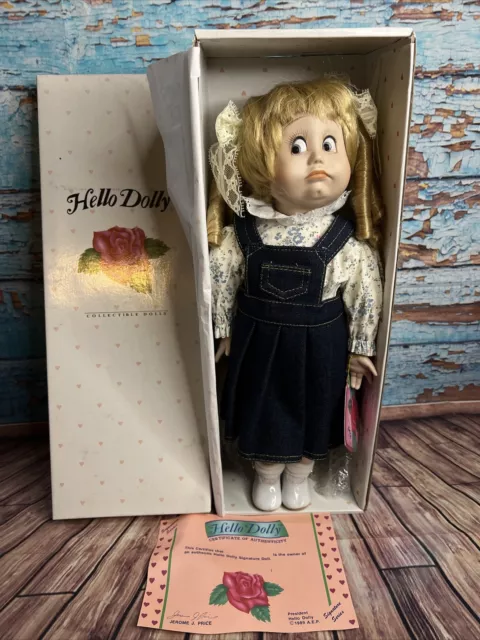 1989 "Hello Dolly" Special Edition Doll  Size 17" NIB Vintage Collector