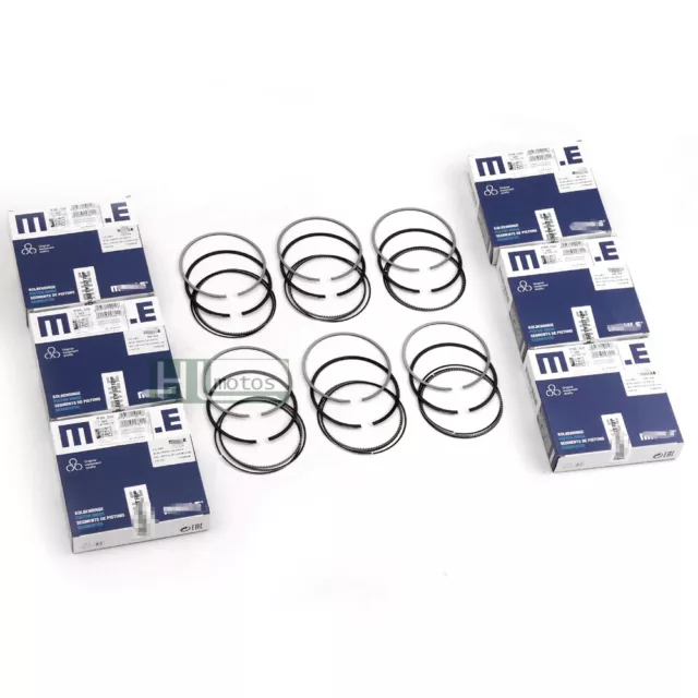 STD 6x Piston Rings Set For Porsche 911 Carrera S 4S Targa 996 997 M96 3.6 Φ96mm