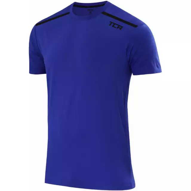 TCA Radius Short Sleeve Mens Running Top - Blue