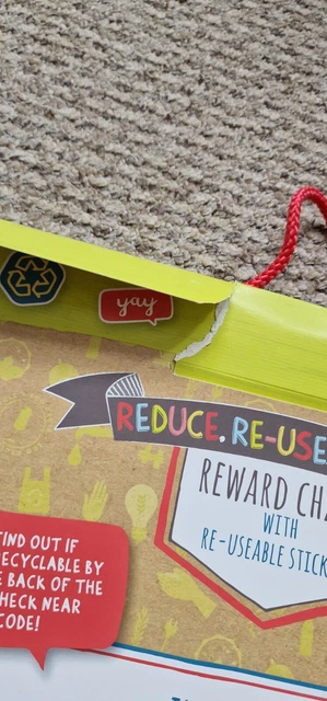 REDUCE, REUSE, RECYCLE Reward Chart For Recycling £2.00 - PicClick UK