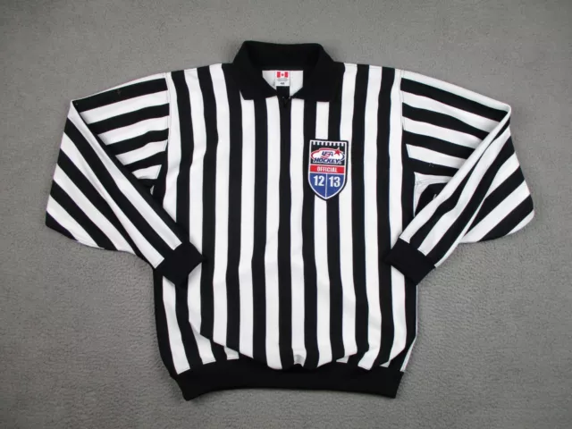 Hockey Referee Jersey NHL Breakout 97 In-Line USA Men's XL Black White  Striped