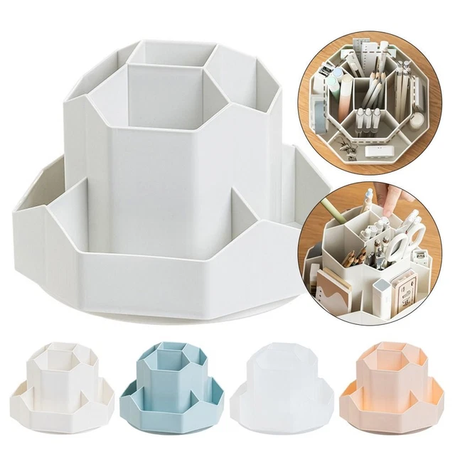 rotatif Organisateur de maquillage Stylo Boxs Boîte de rangement de bureau