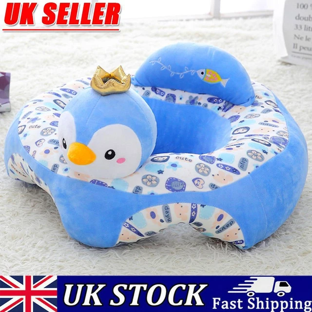 Cartoon Baby Arm Chair Washable No Filler Baby Sofa Cover Soft for Children Gift