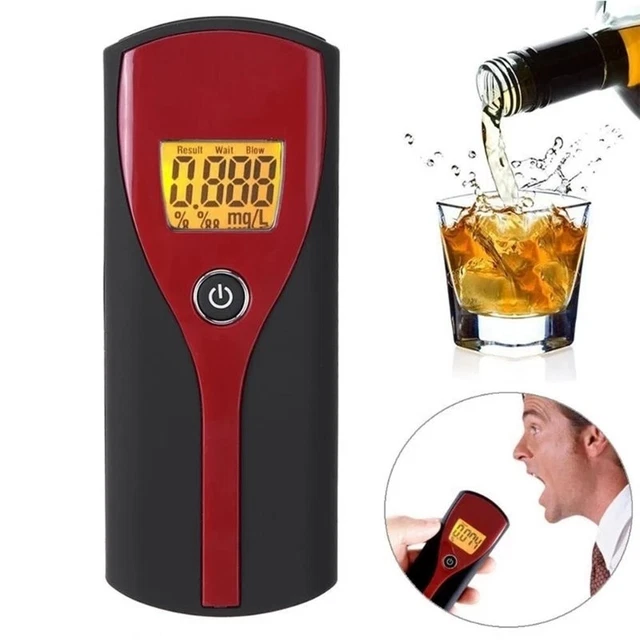 Pantalla LCD digital profesional universal probador de aliento alerta de alcohol