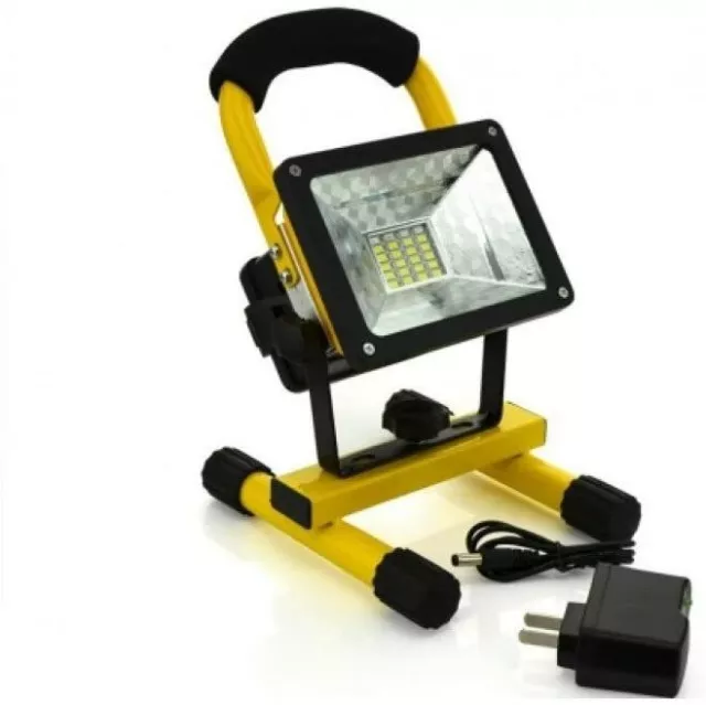 10W LED Arbeitsleuchte Baustrahler Akku Fluter Handlampe Strahler Floodlight