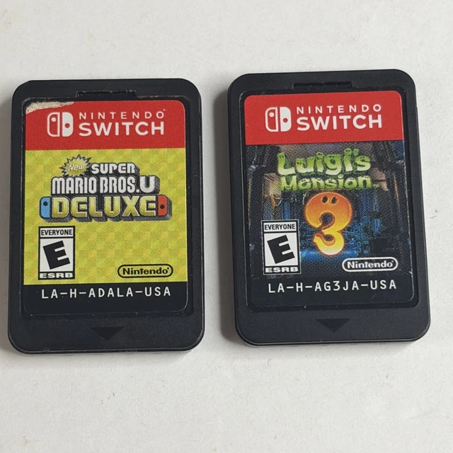 NEW SUPER MARIO Bros U Deluxe & Luigi's Mansion 3 Paquete Nintendo
